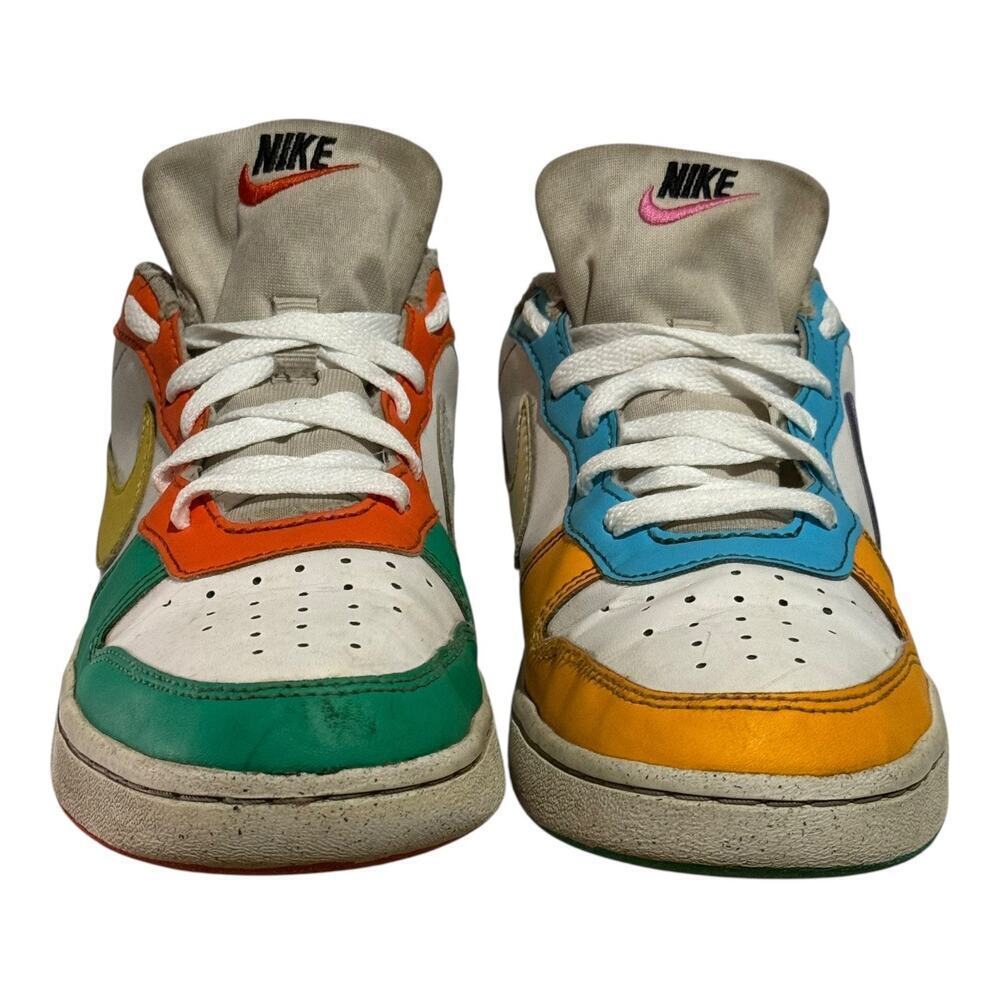 Nike Dunk Low GS Multi Color Swoosh Logo FQ8373=902 Women's Size 7.5 Pastel Shoe - Picture 2 of 7